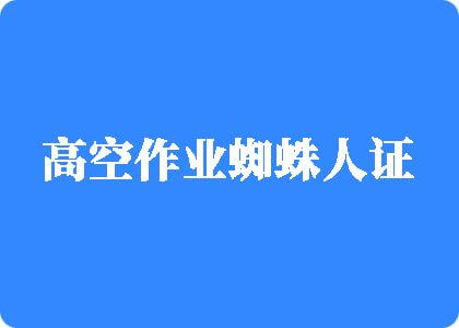 操口活网站高空作业蜘蛛人证